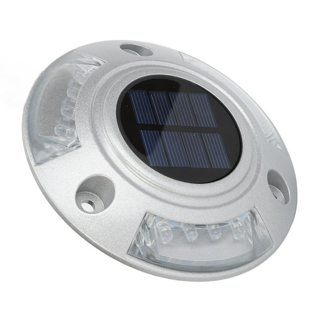 Éclairage Automatique en Alliage d'Aluminium Solaire Goujon de Route Imperméable IP68 6V 1.8W LED Éclairage de Pont