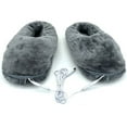 thumbnail image 1 of YOPTOP Heated Foot Warmer Electric Heating Booties Slippers TPR Suede USB Charger Electric Heating Booties Slippers Washable Heating Shoes Warmer for Women Men, 1 of 7