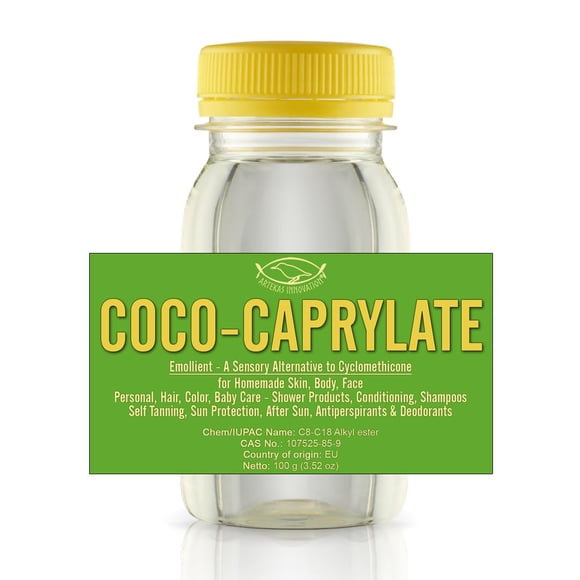Artekas Innovation COCO-CAPRILOTO - Líquido - 100 g | 3.52 oz - Emoliente - Para formulaciones y cuidado personal del cabello para la piel, el cuerpo y la cara - Productos de ducha Champús acondiciona