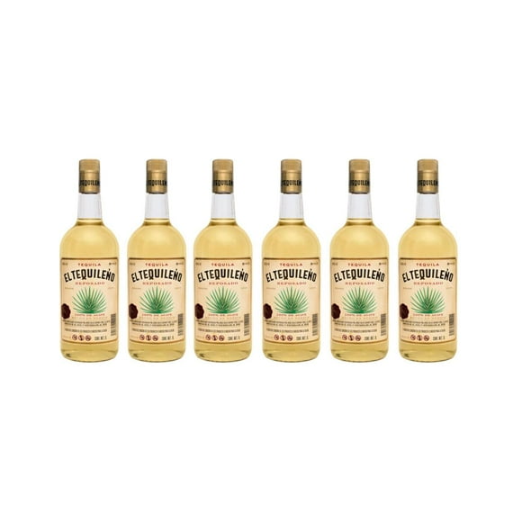 Pack de 6 Tequila Tequileño Reposado 1 L El Tequileño Reposado