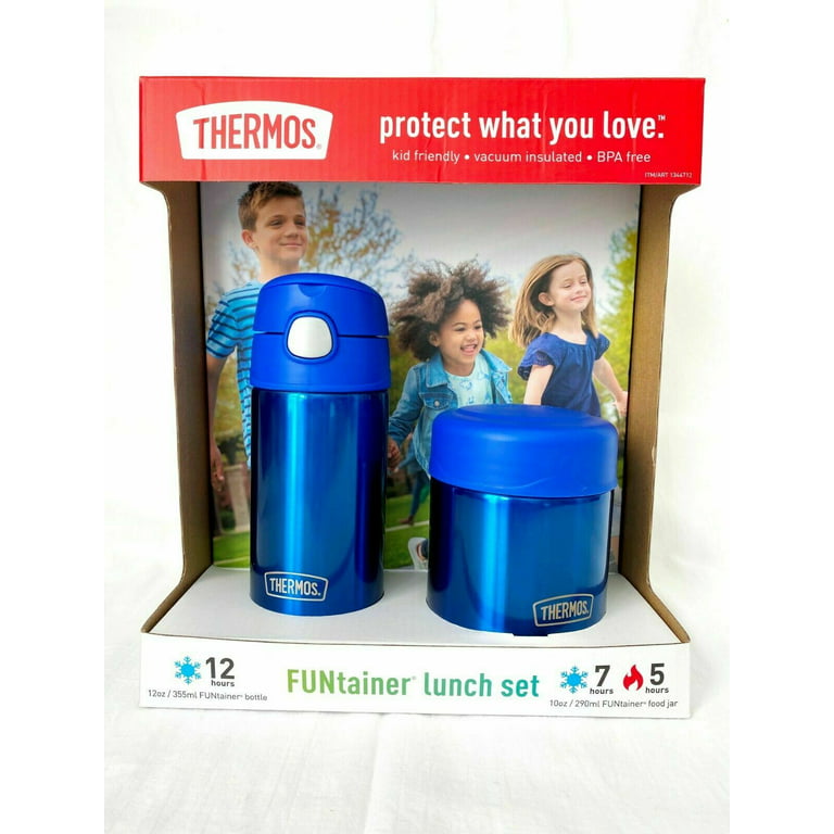 Save on Thermos Kids Funtainer Food Jar Blue 10 oz Order Online Delivery
