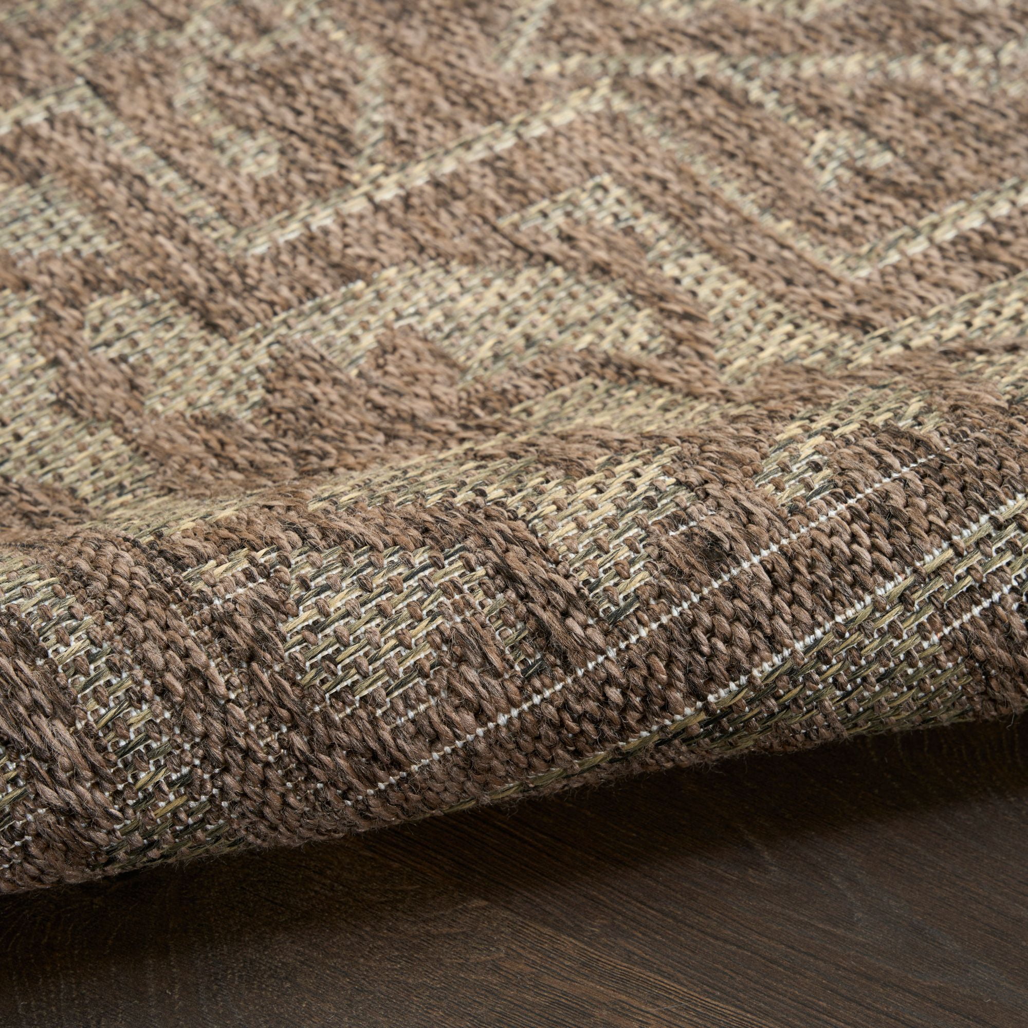 Nourison Tulum 8' x 10' Brown Indoor/Outdoor Rug