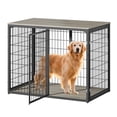 thumbnail image 6 of Jopath 47" Dog Crate Dog Cage Furniture with 3 Doors for Large Medium Dogs Grey, 6 of 9