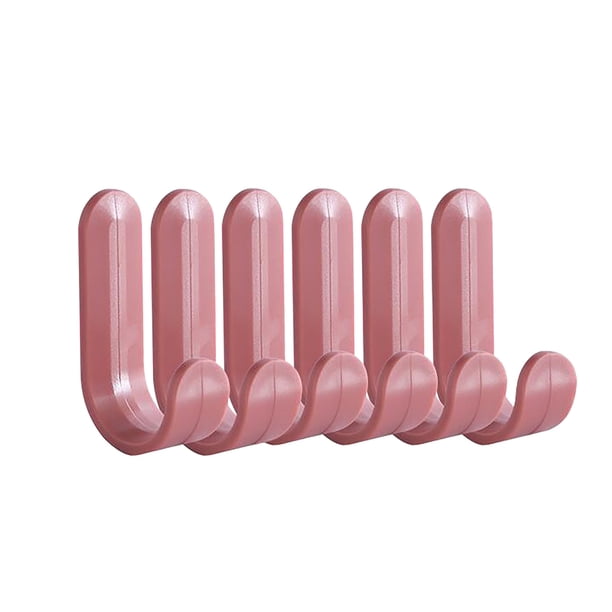 Xihbxyly Gancho de Pared, Adhesivo de Goma Fuerte, Fácil Instalación, No Daña Las Superficies, Multiusos para Cocina, Baño, Oficina, Dormitorio, Coche, Tamaño Pequeño, Juego de 1 Pieza