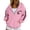 Pink2, variant on FUZHIQ Women's Half Zip Football Graphic Hoodid Sweatshirt, Long Sleeve Casual Pullover with Pocket, Fall Game Day Top for Football Fans