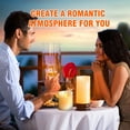 thumbnail image 7 of YIWER Flameless Candles Set of 9 Battery Candles Flicking Lights Ivory Real Wax Electric Pillar Candles Realistic Dancing LED Flames and 10-Key Remote Control with 24-Hour Timer Function 400+ Hours, 7 of 7