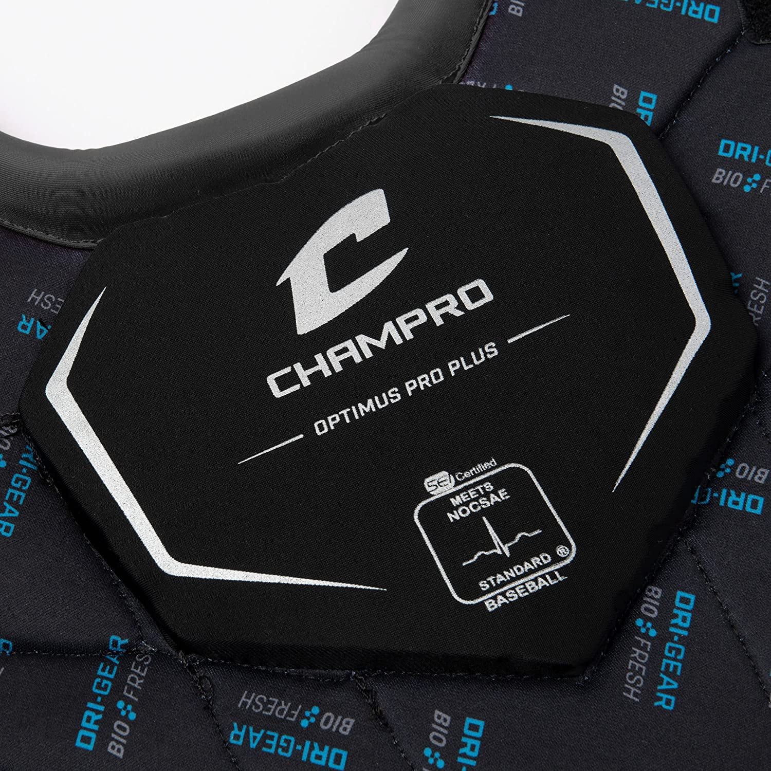 CHAMPRO Optimus Pro Plus Chest Protector, 15.5", Black