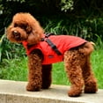 thumbnail image 3 of Pet Printed Cold Weather Coat Harness Pet Winter Warm 2 In 1 Outfit Padded Jacket For Small Puppy Dogs, 3 of 7