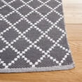 thumbnail image 4 of SAFAVIEH Montauk Jolyon Diamond Cotton Area Rug, Dark Grey/Ivory, 4' x 6', 4 of 9