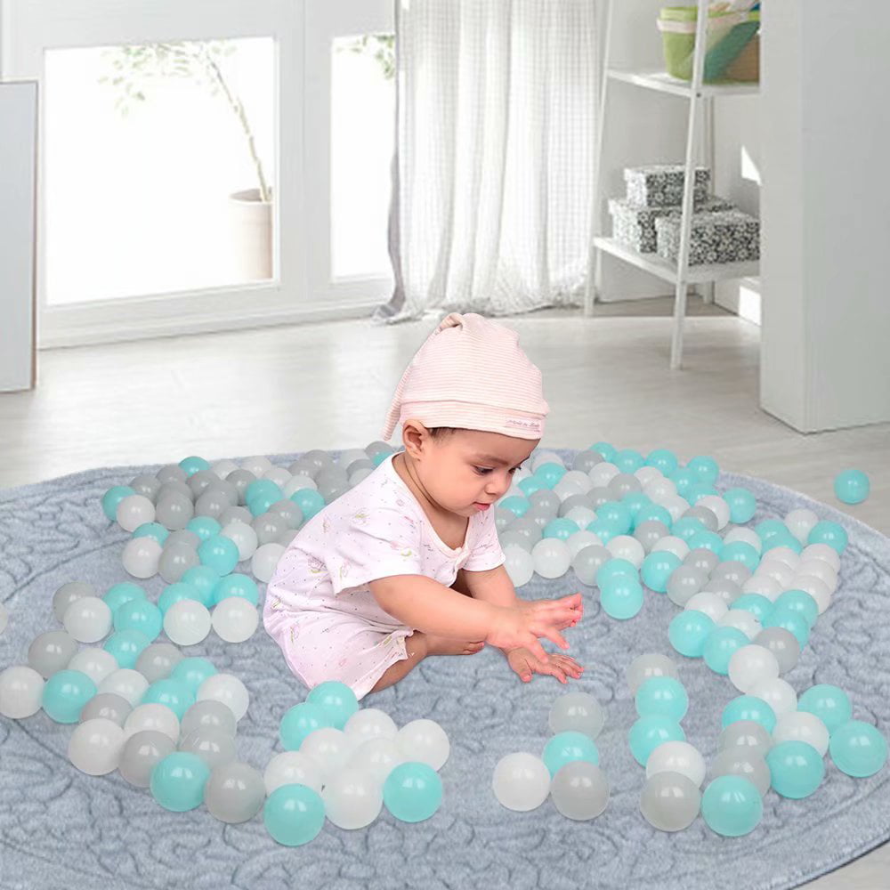 200pcs Quality Secure Baby Pit Toy Swim Fun Colorful Soft Plastic Ocean Ball TB 