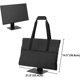 thumbnail image 2 of Bolsa de Transporte para Pantallas y Monitores LCD de 24 Pulgadas, Estuche Protector de Viaje para Monitor de 24 Pulgadas, Negro, 2 of 5