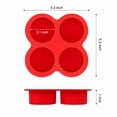 thumbnail image 2 of 2 Pack Air Fryer Egg Bite Molds, 4-Cup Mini Round Muffin Pans Silicone Baking Molds for for Oven, Air Fryer and Pot, 2 of 7