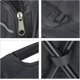 thumbnail image 4 of Camping Stool with Pocket, Folding, Portable, Lightweight, 42x35x29 cm, Carry Seat, Polyester, Black, 4 of 5