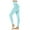 Sky Blue, variant on Fashion Women Hip Seamless Point High Waist Speed Dry Pants Fitness Yoga Pants