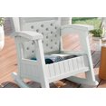 thumbnail image 3 of Suncast Outdoor Rocking Chair with 7 gal. Storage – Resin Patio Seating, Ice Cube, 3 of 5