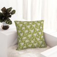 thumbnail image 6 of Pofeuu Daisies Flowers Print Double-sided plush pillowcase Square Throw Pillow Covers Pillows Cover for Living Room Bedroom Sofa Couch Cushion Cover（No pillow core）-26"x26", 6 of 7