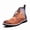Multicolor, variant on Men's Vintage Brogue Wingtip Boots - Premium Leather Lace-Up Ankle Boots with Decorative Perforations, Cushioned Footbed & Durable Rubber Sole for All-Day Wear