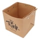 thumbnail image 5 of Caja organizadora de papel Kraft, contenedor de almacenamiento de papel, caja de almacenamiento de papel Kraft de piel de vaca, caja de papel Kraft, estética elegante, 5 of 8
