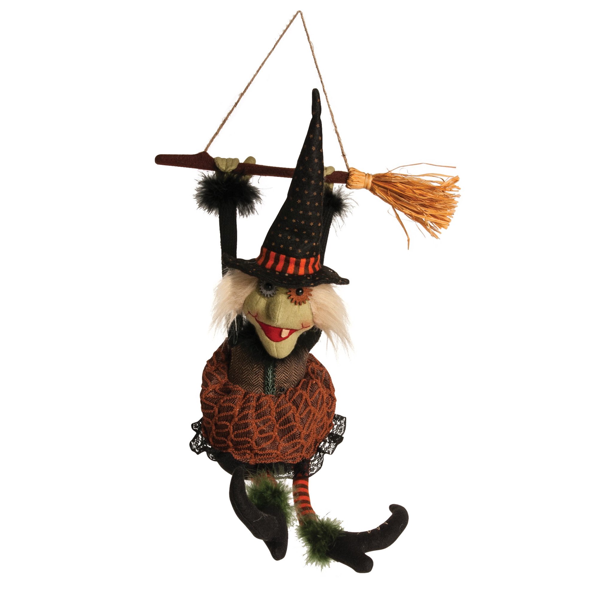 Kicking And Screaming Halloween Witch Decor Haunted House Prop