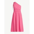 thumbnail image 5 of Free Assembly Women's Sleeveless Tie Shoulder Midi Slip Dress, Sizes XS-XXXL, 5 of 6