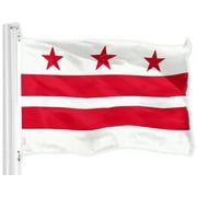 G128  Washington DC City Flag | 3x5 feet | Printed 150D Quality Polyester