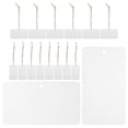 thumbnail image 1 of SEWCHICS 20Sets Clear Acrylic Writable Labels for Storage Bins with Rope for Easy Hanging, 1 of 8