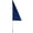 Blue, variant on In the Breeze 4520 — On the Go Banner, Purple— Pole and Ground Stake Included — Event and Business Flag