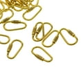 thumbnail image 4 of Mini mosquetón de bloqueo,Mini mosquetón de bloqueo Cierres de joyería Ganchos,Accesorios de piezas de llavero Anillo de bloqueo de tornillo,Llavero de bloqueo Mosquetón Hebilla de, 4 of 7