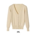 thumbnail image 4 of Minnieouse Chaqueta deportiva elegante para mujer, fácil de combinar con cualquier conjunto, suéter, cárdigan de punto, chaqueta con botones Prendas para la parte del cuerpo XL, 4 of 6