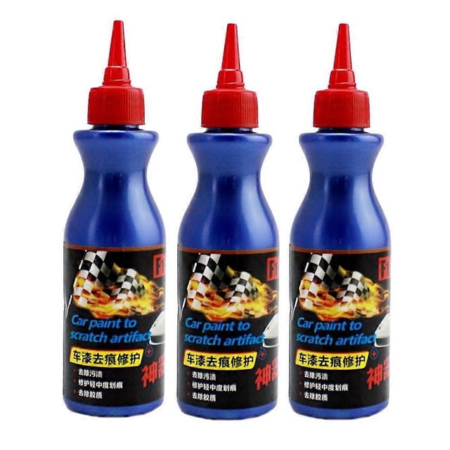 3PCS Car Scratch Remover for Deep Scratches Paint Restorer Auto Repair Wax,Auto Body Wash Maintenance Repair Agent