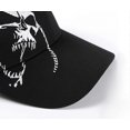 thumbnail image 5 of ZHAOCHENG Gorra de béisbol para hombre, gorra deportiva de algodón para exteriores, gorra con botones en la parte posterior y calavera genial para hombre y mujer, 5 of 5