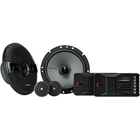 KICKER 44KSS6704 6.75" (165mm) Component system w/1" (25mm) tweeters, 4ohm, RoHS Compliant
