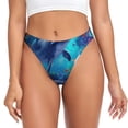 thumbnail image 1 of Fotbe Underwater Turtle Dolphin Octopus Tanga Sin Costuras para Mujer con Estampado – Panties Invisibles, Transpirables y Cómodos para Uso Diario-Medium, 1 of 6