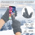 thumbnail image 2 of KOITHOT 2 Pairs Winter Gloves for Women Chenille, Winter Warm Thick Lined Touchscreen Fingers Weather Gloves, 2 of 7