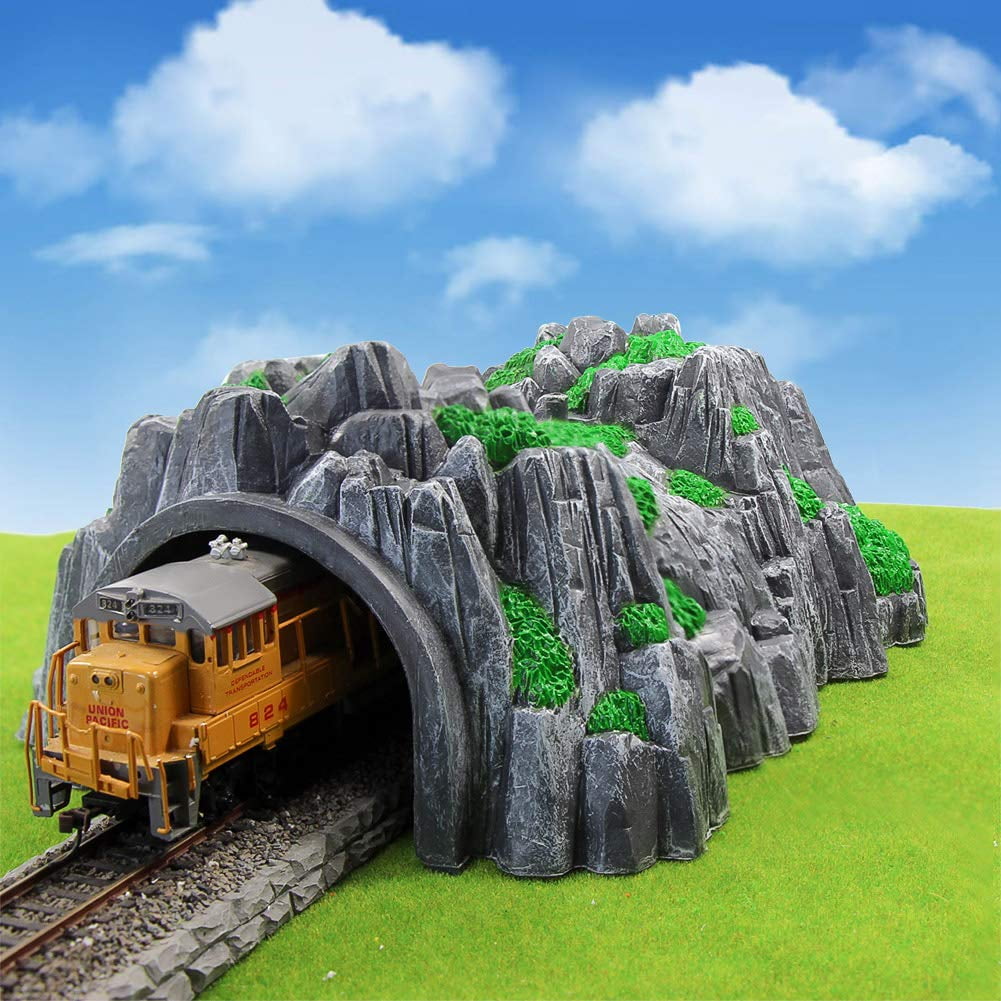 Scenery & Trees Plastic 187 Scale Model Toy Train Railway Cave Tunnels