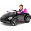 Kid Trax VW Beetle Convertible 12-Volt Battery Powered Ride-On, Black