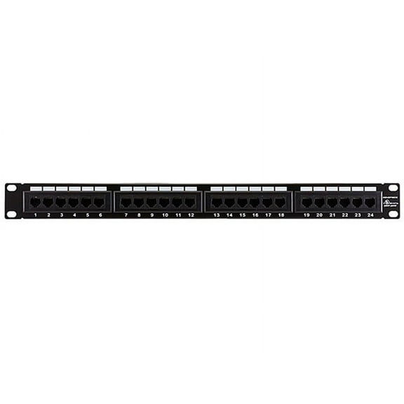 Monoprice, Inc. 19in 1 Utp Cat5e Patch Panel, 24 Ports
