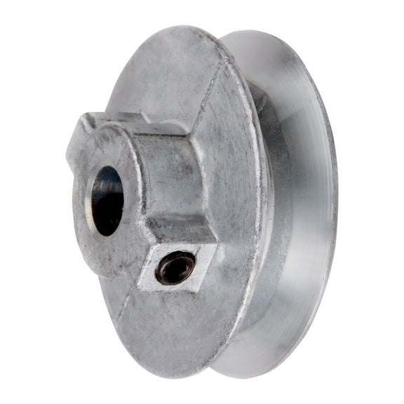 Chicago Die Cast 2 in. D Zinc Single V Grooved Pulley