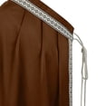 thumbnail image 4 of LEKWK Mens Medieval Half Shoulder Cape Renaissance Cloak with Embroidered Trim Lightweight Classic Halloween Costume Gothic Wizard Cosplay, 4 of 4