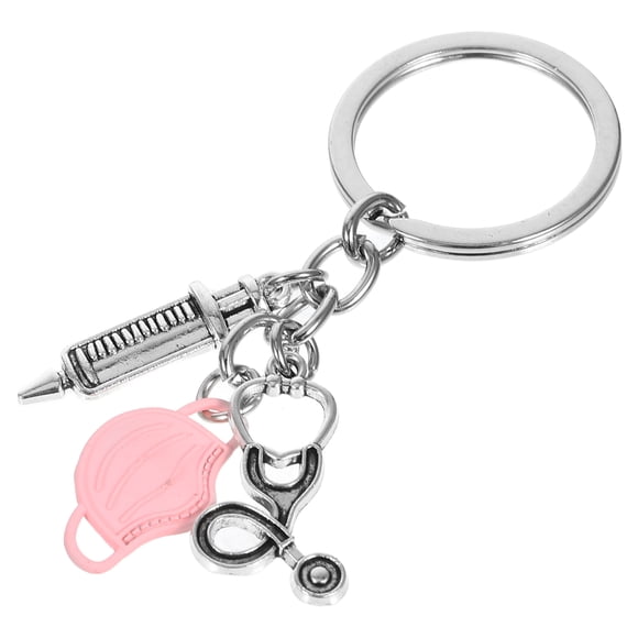 WORGEOUS Llavero para trabajadores médicos, llavero con colgante para mochila, llavero para médico, llavero para enfermera