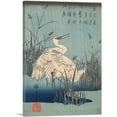 thumbnail image 1 of ARTCANVAS Egret in Iris and Grasses 1837 Canvas Art Print by Utagawa Hiroshige - Size: 18" x 12" (1.50" Deep), 1 of 9