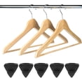 thumbnail image 2 of Cascading Hanger Extender Lightweight Plastic Multifunctional 18 Black Coat Hanger Hooks for Household Closet, 2 of 3