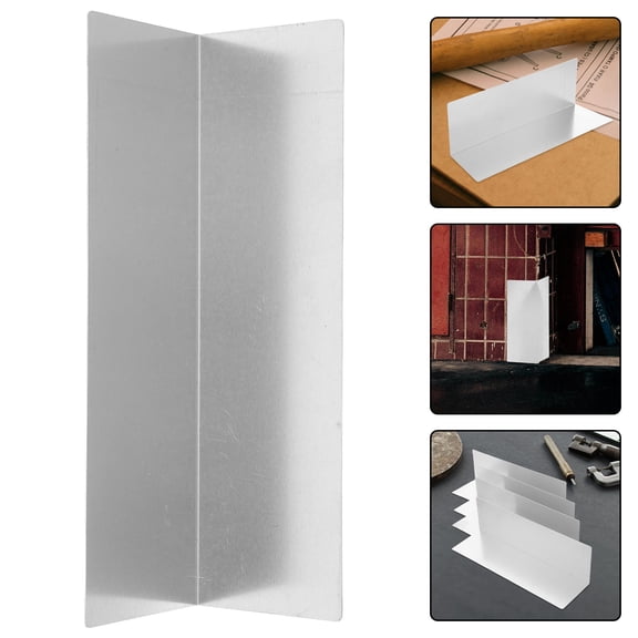 Minkissy 4pcs Door Seal Strip Aluminum Weather Stripping Silver Debris Prevention For Garage Maintenance