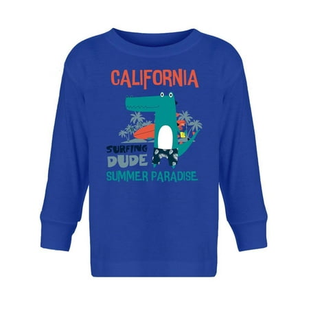 

Crocodile Surfing Dude Long Sleeve Toddler -Image by Shutterstock 5 Toddler