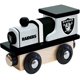 thumbnail image 1 of Masterpieces NFL Raiders Tren de juguete de madera real, para mayores de 3 años, 1 of 3