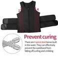 thumbnail image 3 of PRINxy Men's Sauna Waist Trainer Vest Sweat Vest with Trimmer Belt Workout Tank Top Body Shaper,Men Body Shaper Waist Trainer Double Belt,Black,L, 3 of 7