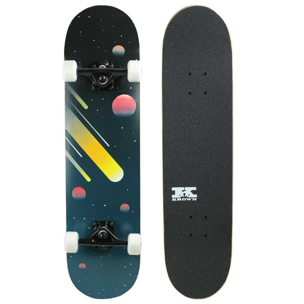 tiltrækkende pålidelighed Skaldet Krown KPC Skateboard Complete Space Cosmos 7.75" - Walmart.com