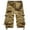 Khaki, variant on YYDGH Outdoor Twill Cargo Shorts for Men Casual Summer Lightweight Shorts Relaxed Stretchy Multi-Pocket Shorts Khaki M