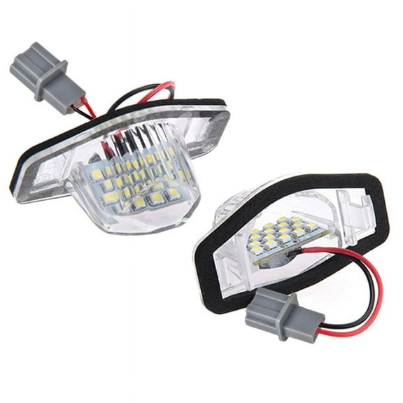 2x Error Free Led License Plate Light Lamp For Fit Jazz Odyssey