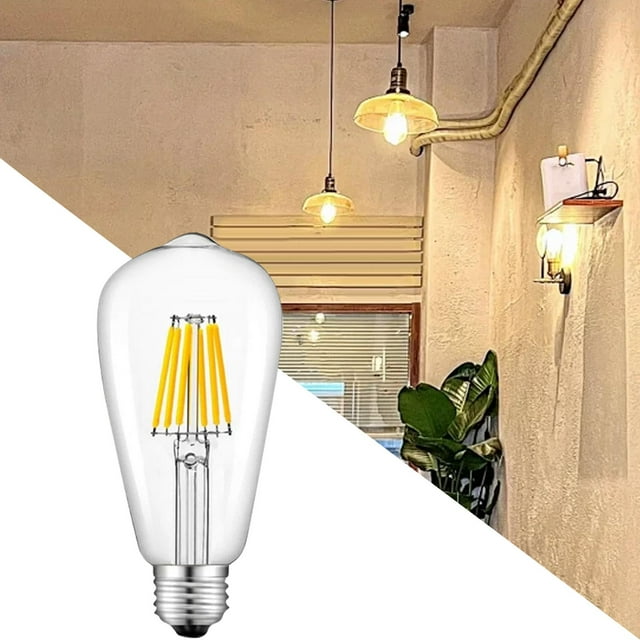 Bombilla de filamento vintage, bombilla LED de bajo voltaje, fuente de luz de lámpara LED creativa para dormitorio, patio interior al aire libre, 24V